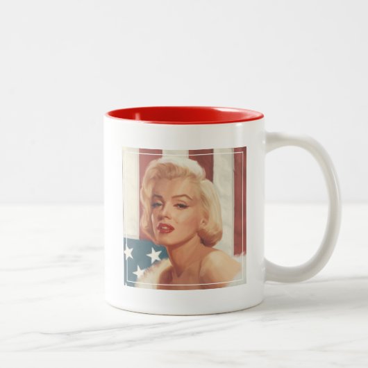 Tasse 2 Couleurs Drapeau de Marilyn (Droit)
