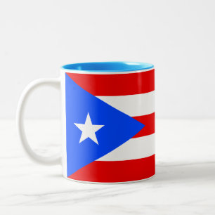Tasse 2 Couleurs Drapeau de Porto Rico