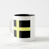 Tasse 2 Couleurs drapeau de saint david (Devant gauche)