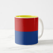 Tasse 2 Couleurs Drapeau de Saint-Martin (Devant droit)