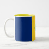 Tasse 2 Couleurs Drapeau de Saint-Vincent (Gauche)