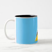 Tasse 2 Couleurs Drapeau de Sainte-Lucie (Gauche)