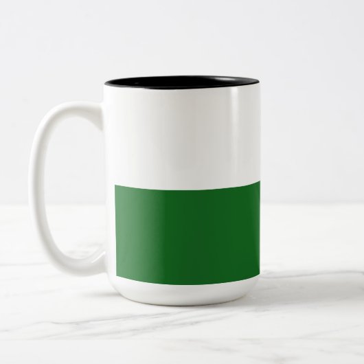 Tasse 2 Couleurs Drapeau de Saxe (État allemand) (Gauche)