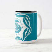 Tasse 2 Couleurs Drapeau de Seattle (Washington) (Devant droit)