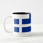 Tasse 2 Couleurs Drapeau de Shetland (Gauche)