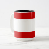 Tasse 2 Couleurs Drapeau de Tahiti (Devant gauche)