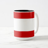 Tasse 2 Couleurs Drapeau de Tahiti (Devant droit)