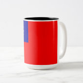 Tasse 2 Couleurs Drapeau de Taïwan (Devant droit)