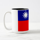Tasse 2 Couleurs Drapeau de Taïwan (Gauche)