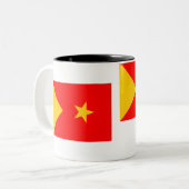 Tasse 2 Couleurs Drapeau de Tigray (Devant gauche)