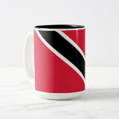 Tasse 2 Couleurs Drapeau de Trinité-et-Tobago (Devant gauche)