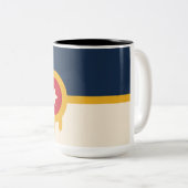 Tasse 2 Couleurs Drapeau de Tulsa (Oklahoma) (Devant droit)