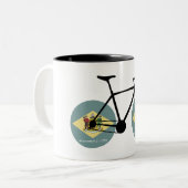 Tasse 2 Couleurs Drapeau Delaware Cycling (Devant gauche)