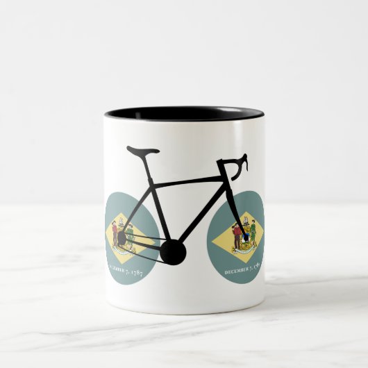 Tasse 2 Couleurs Drapeau Delaware Cycling (Centre)