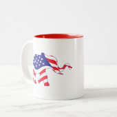 Tasse 2 Couleurs DRAPEAU D'Éléphant (Devant gauche)