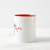 Tasse 2 Couleurs DRAPEAU D'Éléphant (Centre)