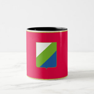 Tasse 2 Couleurs Drapeau des Abruzzes (Italie)