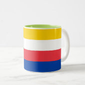 Tasse 2 Couleurs Drapeau des Comores (Devant droit)