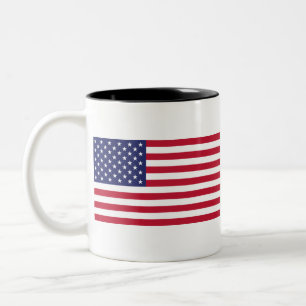 Tasse 2 Couleurs Drapeau des États-Unis d'Amérique