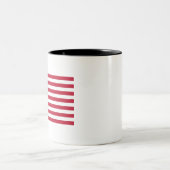 Tasse 2 Couleurs Drapeau des États-Unis d'Amérique (Centre)