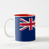 Tasse 2 Couleurs Drapeau des îles Cook (Gauche)