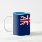 Tasse 2 Couleurs Drapeau des îles Falkland (Gauche)