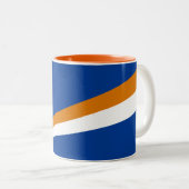 Tasse 2 Couleurs Drapeau des Îles Marshall (Devant droit)