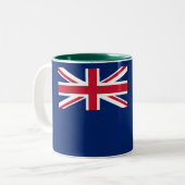 Tasse 2 Couleurs Drapeau des îles Pitcairn (Devant gauche)