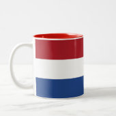 Tasse 2 Couleurs Drapeau des Pays-Bas (Gauche)