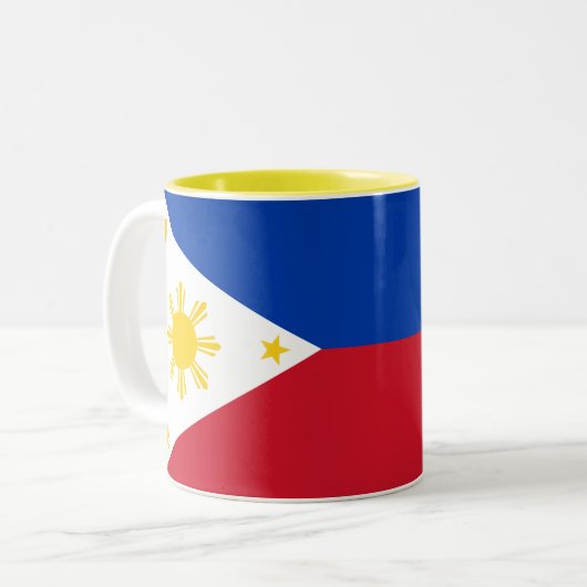 Tasse 2 Couleurs Drapeau des Philippines (Devant gauche)