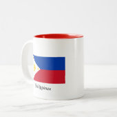 Tasse 2 Couleurs Drapeau des Philippines (Devant gauche)