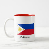 Tasse 2 Couleurs Drapeau des Philippines (Gauche)