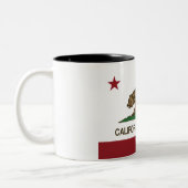 Tasse 2 Couleurs Drapeau d'état de la Californie (Gauche)