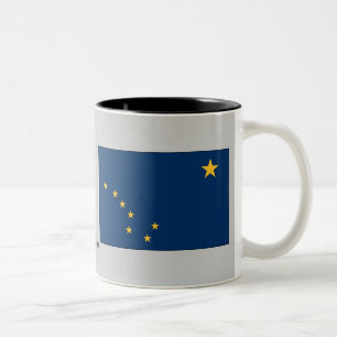 Tasse 2 Couleurs Drapeau d'état de l'Alaska