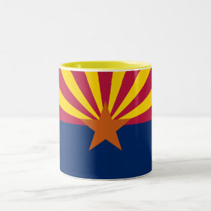 Tasse 2 Couleurs Drapeau d'État de l'Arizona