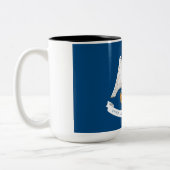 Tasse 2 Couleurs Drapeau d'État de Louisiane (Gauche)