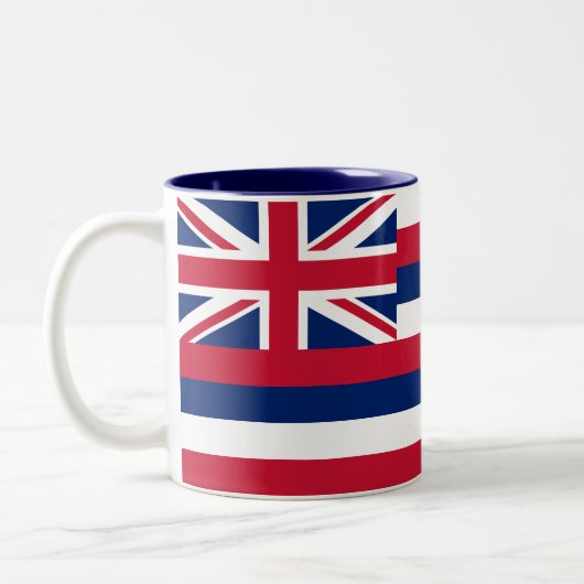 Tasse 2 Couleurs Drapeau d'État d'Hawaii (Gauche)