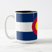 Tasse 2 Couleurs Drapeau d'Etat du Colorado (Gauche)