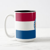 Tasse 2 Couleurs Drapeau d'État du Missouri (Gauche)