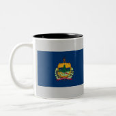 Tasse 2 Couleurs Drapeau d'état du Vermont (Gauche)