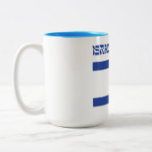 Tasse 2 Couleurs Drapeau d'Israël (Gauche)