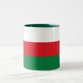 Tasse 2 Couleurs Drapeau d'Oman (Centre)