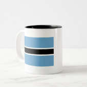 Tasse 2 Couleurs Drapeau du Botswana (Devant gauche)