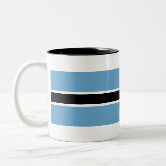Tasse 2 Couleurs Drapeau du Botswana (Gauche)