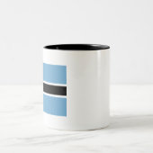 Tasse 2 Couleurs Drapeau du Botswana (Centre)