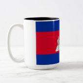 Tasse 2 Couleurs Drapeau du Cambodge (Gauche)