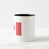 Tasse 2 Couleurs Drapeau du Canada (Centre)