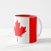 Tasse 2 Couleurs Drapeau du Canada (Devant droit)