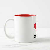 Tasse 2 Couleurs Drapeau du Canada (Gauche)