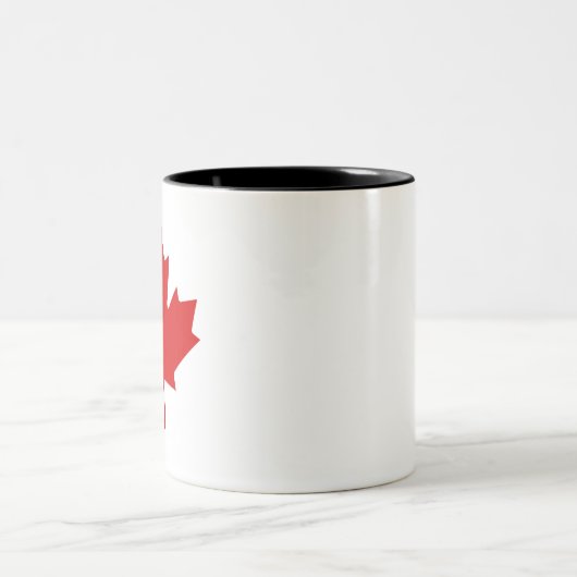 Tasse 2 Couleurs drapeau du canada (Centre)